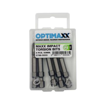 Optimaxx PZ3 x 50 Impact Torsion Bit - Pack 5