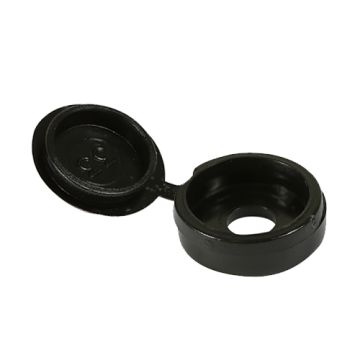Timbag Hinged Cover Caps (Lge) Black