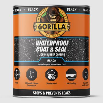 Gorilla Waterproof Coat & Seal Black 473ml
