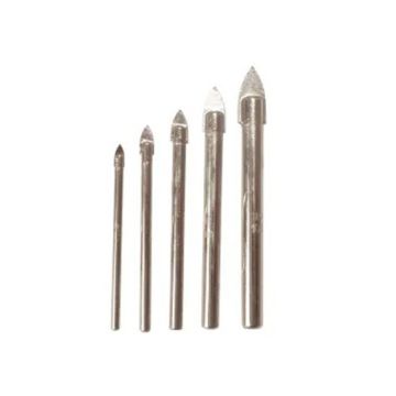 Irwin Glass & Tile Drill Bit Set of 5