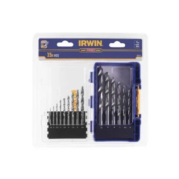 Irwin HSS Pro Drill Bit Set 15 piece