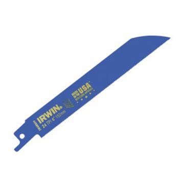 Irwin 624R 150mm Sabre Saw Blade 24tpi Metal Cutting