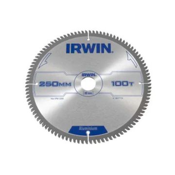 Irwin Professional Aluminium Circular Saw Blade 250 x 30mm x 100T TCG