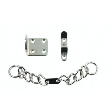 Dale Hardware Security Door Chain Chrome Plated