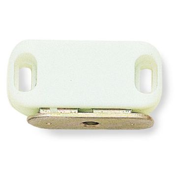 Dale Hardware White Magnetic Catch Small (x2) 