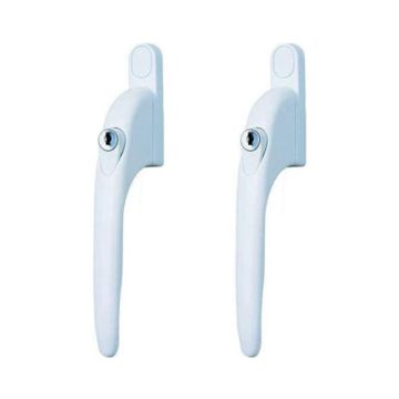 Yale PVCu Inline Lockable Window Handle - Multipack  x 2