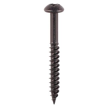 Timpac Blackjax Roundhead Wood Screw 4.0 x 40mm (8" x 1.5")