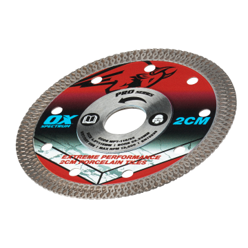 Ox Pro 2CM Porcelain Cutting Blade 115/22.23mm