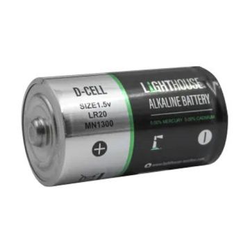 Lighthouse Alkaline Batteries 14800mAh D LR20 (Pack 2)