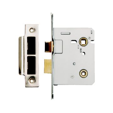 Bathroom Mortice Lock Bolt 2.5" SSS (Boxed)