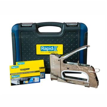 Rapid Cable Tacker Staples & Carry Case 
