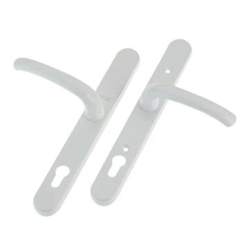 Dale Hardware PVCu Universal Replacement Door Handle - White