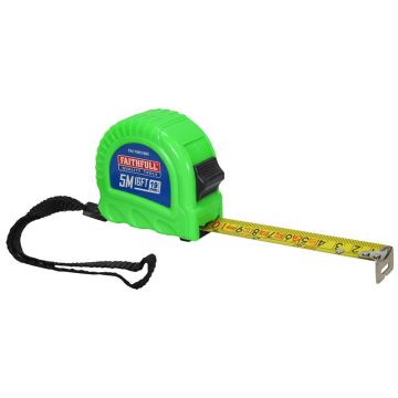 Faithfull Tape Measure 5M/16Ft 