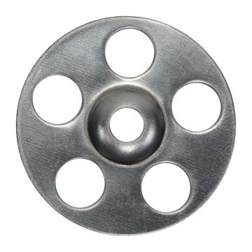 TIMCO Metal Insulation Disc Stainless Steel 36mm (Box 100)