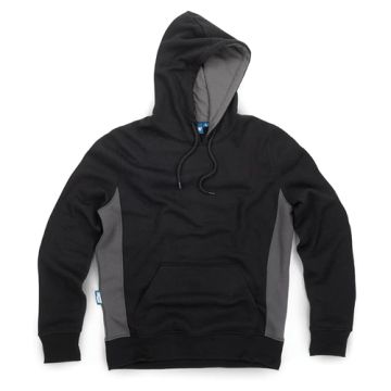 Tough Grit 2-Tone Hoodie Black / Charcoal L