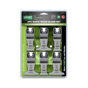Smart Trade 6PC Rapid Wood Blade Set 