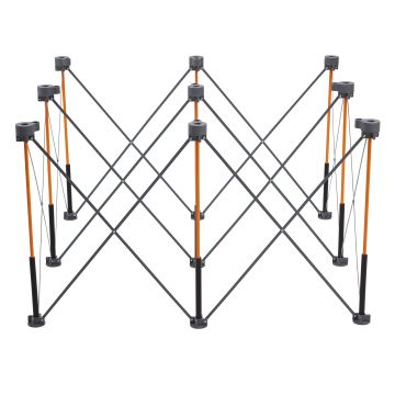 BORA Centipede 1.2m x 1.2m Unit, 4 X-Cups, 4 Clamps, C/S Bag 