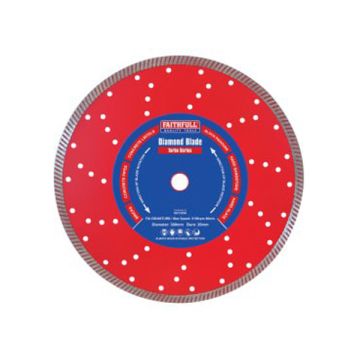 Faithfull Turbo Cut Diamond Blade 125mm X 22mm FAIDB125TURB