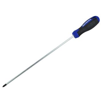 Faithfull Soft Grip S/Driver 1PZ x 250mm Long Reach