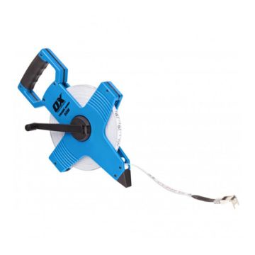 Ox Trade Open Reel Tape Measure - 50m/165ft 