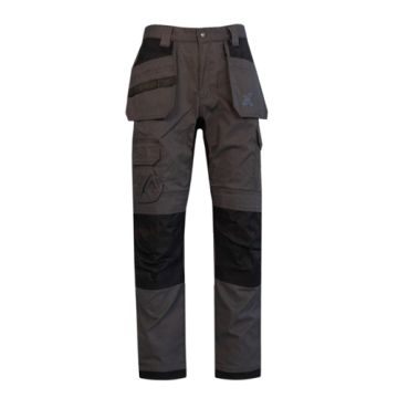 Xpert Core Stretch Work Trouser Grey/Black - W36 LEG 31