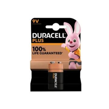 Duracell Plus Power +100% Battery 9V Single