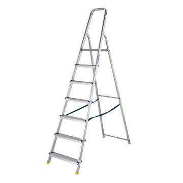 Werner High Handrail Stepladder - 7 Tread