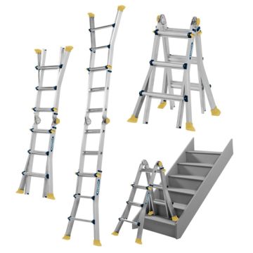 Werner Multi-purpose Telescopic Ladder - (4x3) 0.97m
