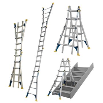 Werner Multi-purpose Telescopic Ladder - (4x5) 1.51m