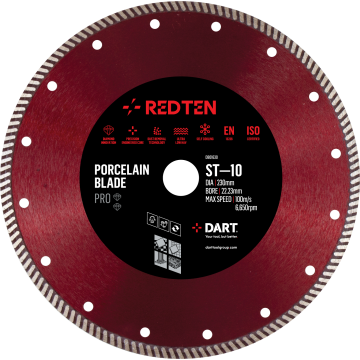 DART Red Ten PRO ST-10 Tile Diamond Blade 230Dmm x 22B