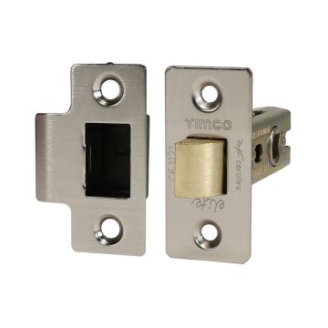 Timco Tubular Latch Sat. Nickel 67 case / 45 backset