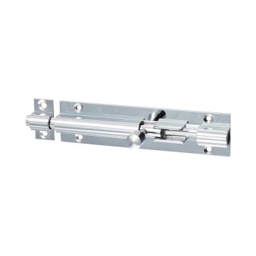 Timco Str. Barrel Bolt Pol. Chrome 100 x 25mm