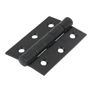 Timco Grade 7 Ball Bearing Fire Door Hinges - Epoxy Black 76 x 50 x 2.0