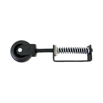 Timco Spring Loaded Field Gate Wheel - Heavy Duty - Black 370mm