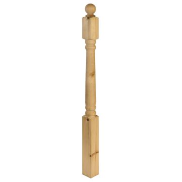 90 x 90mm 1.5M Colonial Newel Post Tan 