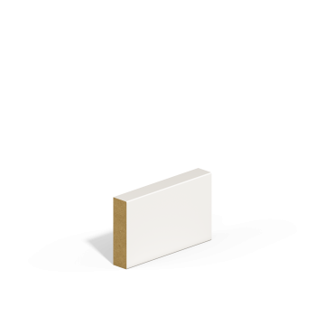 Sam Mouldings MDF Architrave/Skirting 04 MDF Planed Eased Edges  18mm x 69mm x 4.2m