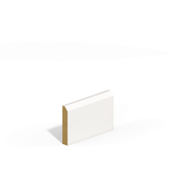 Sam Mouldings MDF Architrave/Skirting 5062 Chamfered  10mmx10mm 18mm x 69mm x 4.2m