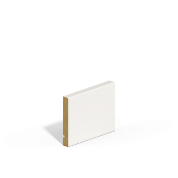Sam Mouldings MDF Architrave/Skirting 5383 : 04 Planed Eased Edges  / 5059 Grooved 5x5 18mm x 144mm x 4.2m