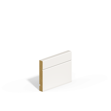Sam Mouldings MDF Architrave/Skirting 5379: 4288 V Groove / 5059 Single Groove Dual purpose  18mm x 119mm x 4.2m