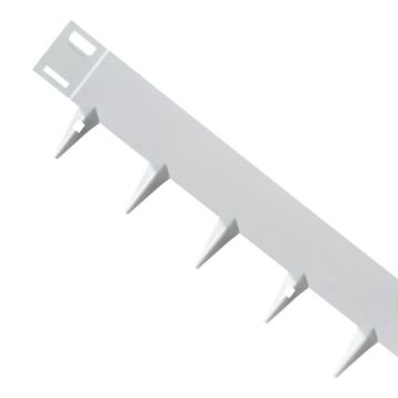 Core Edge 100mm Powder Coated Ghost Grey Flexible Steel Edge (Pack of 5 x 1075mm)