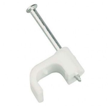 6mm Cable Clips Flat PPJ151