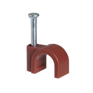 7mm Coax Clips Brown PPJ154BR