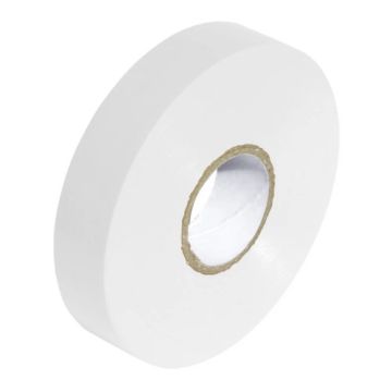 White Insulation Tape 20M X 19mm JG081WH