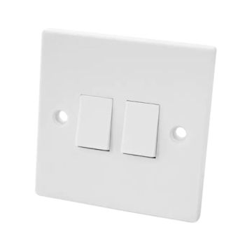 2 Gang Wall Switch PPJ075T 