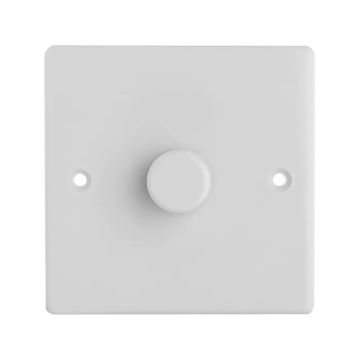 1 Gang Rotary Dimmer Switch 400W PPJ095 