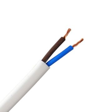 0 .75mm 6A 2 Core Circular Flex Per Metre