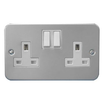 2 Gang Metal Clad Switch JF493GY