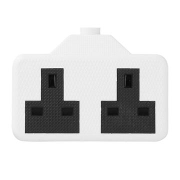 Trailing Socket 2 Gang 