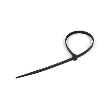 4.8 X 200mm Cable Ties Black JB706 