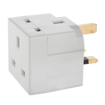 13 Amp 2 Way Adaptor PPJ020X
